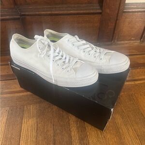 Men’s Converse Chuck Taylor All Star II White Canvas Sneakers